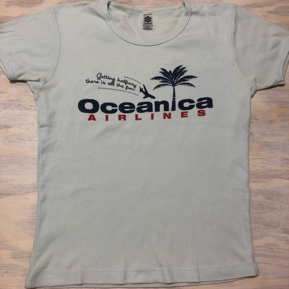 Pale blue t-shirt